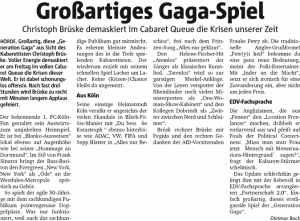 Pressebericht Ruhrnachrichten Christoph Brüske