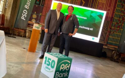 Kabarettistisch durchs Programm geführt: 150 Jahre PSD Bank Braunschweig eG