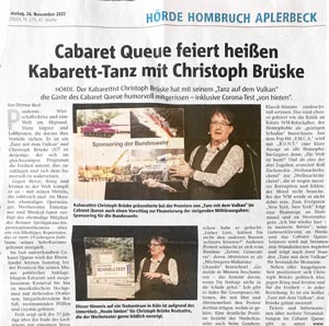 Vorschaubild Pressekritik Vulkan Premiere Ruhr Zeitung